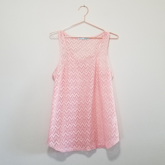 Maurices Tops - 🔥🔥 Maurices coral lace tank top (bl